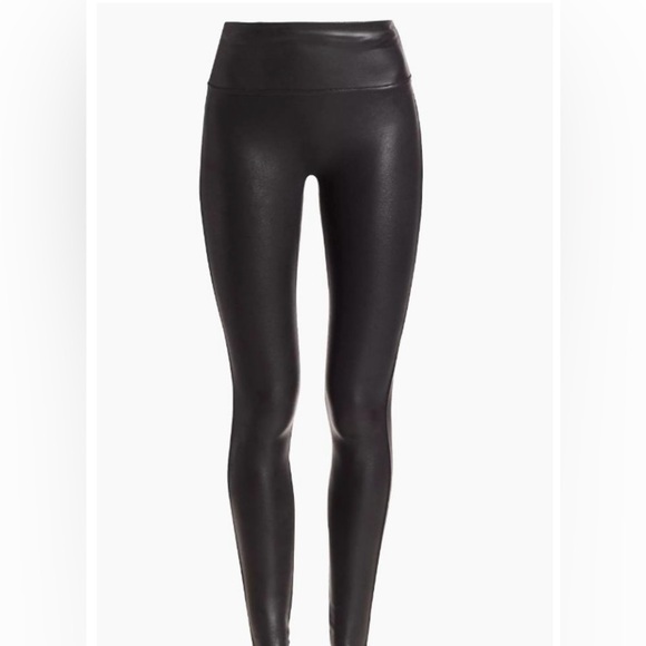 SPANX Faux Leather Leggings - Picture 2 of 4